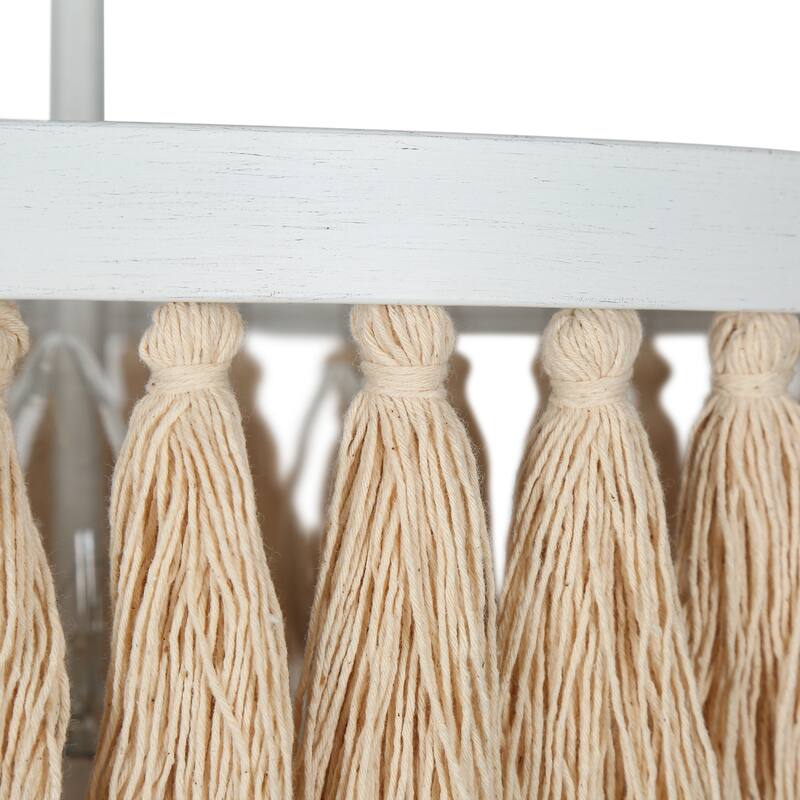 Stella Modern Farmhouse 2-Tier Drum Chandelier 3-Light Coastal Lights - 17.5"L x 17.5"W x 23.5"H