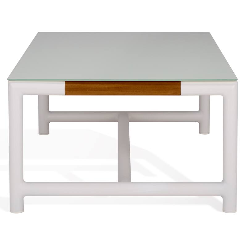 SAFAVIEH COUTURE Chryssa Aluminum Coffee Table - 43"W x 24"D x 14"H