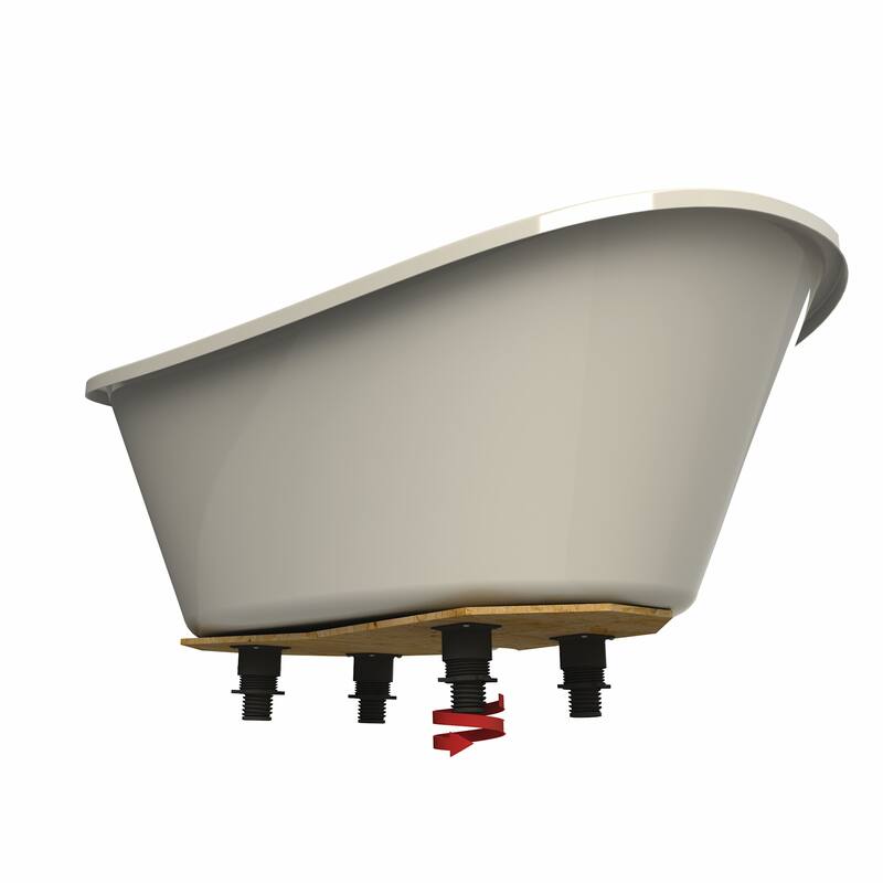 Maax Ariosa 66" Free Standing Acrylic Soaking Tub with Center Drain