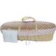 Cotton Tale Sweet and Simple PInk Moses Basket