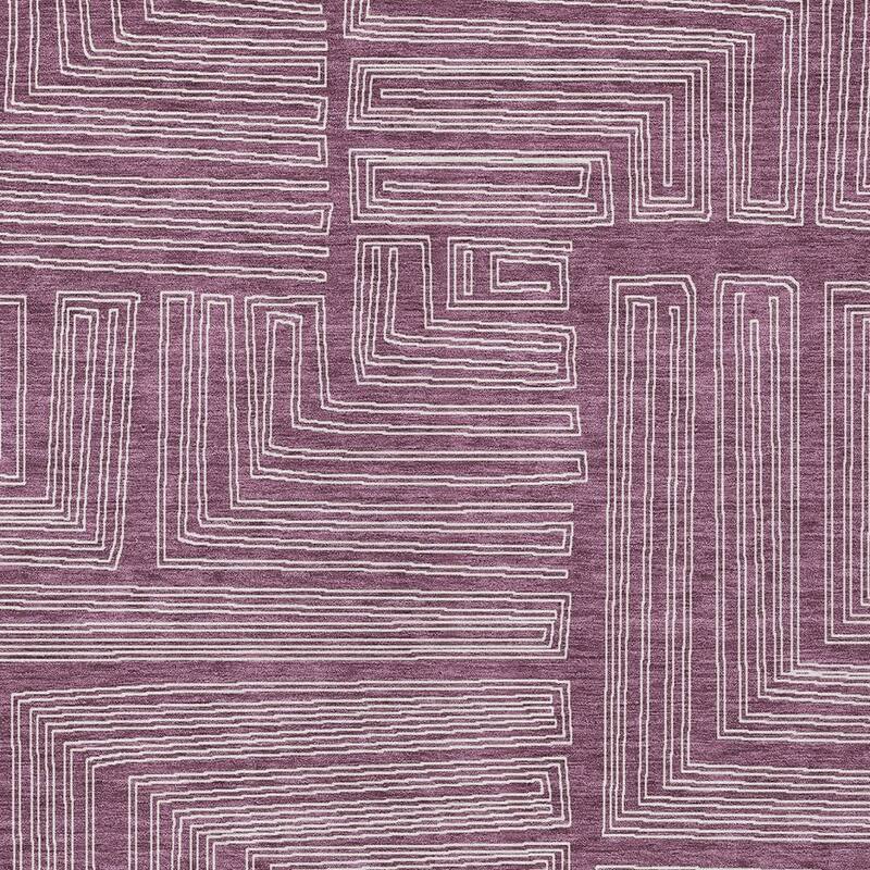 HomeRoots Geometric Transitional Rectangle Outdoor Rug