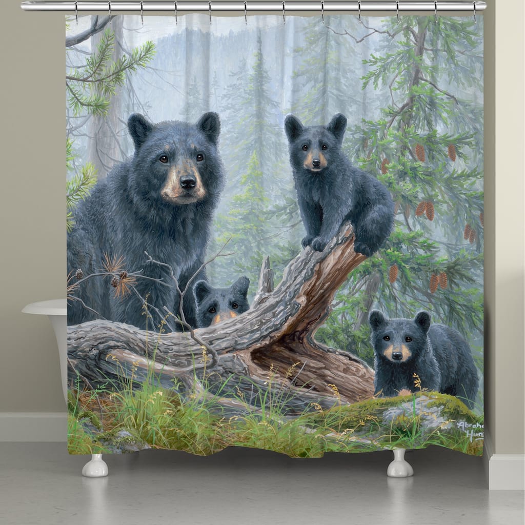 Family Bears Shower Curtain