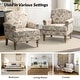 preview thumbnail 18 of 51, Yahweh Farmhouse Nailhead Armchair with Rolled Arms by HULALA HOME