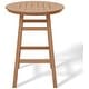 preview thumbnail 76 of 111, Polytrends Laguna Hdpe All Weather Outdoor Patio 35" Round Bar Table