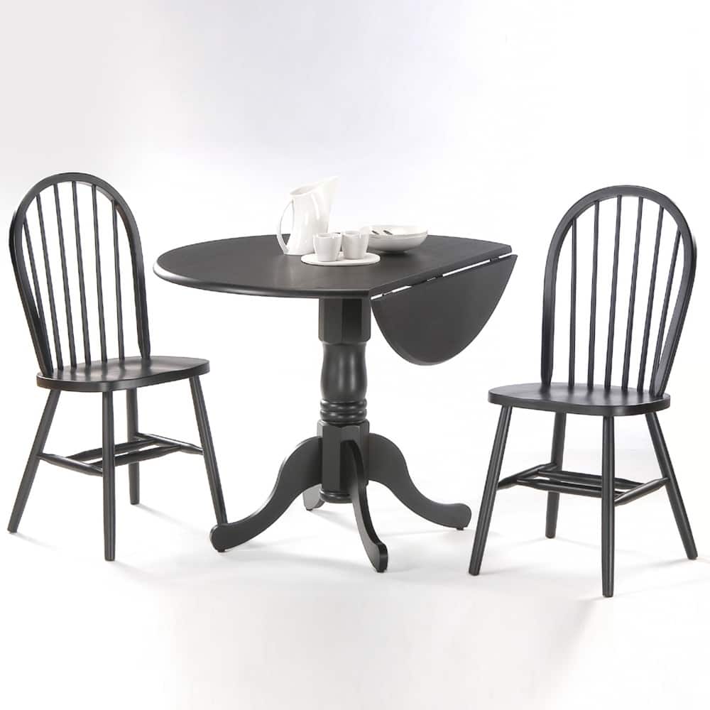 International Concepts 42" Drop Leaf Table with 2 Chairs