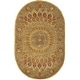 preview thumbnail 62 of 73, SAFAVIEH Handmade Heritage Cassondra Traditional Oriental Wool Rug 4'6" x 6'6" Oval - Light Brown/Grey - Oval