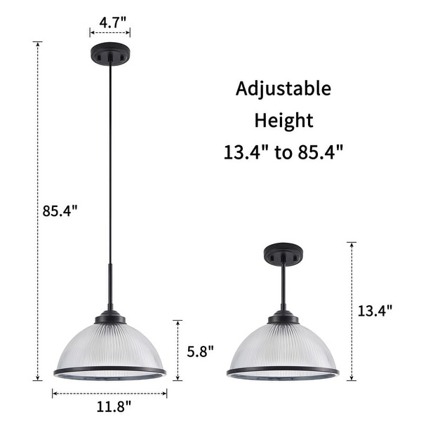Ribbed glass dome pendant light best sale