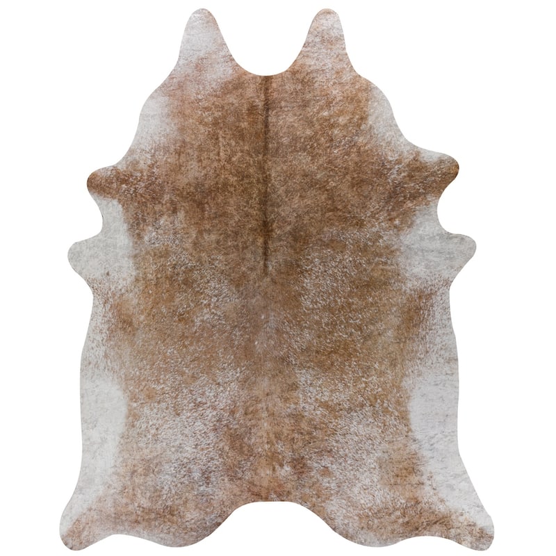 Addison Rugs Cheyenne Colorful Cowhide Print Non-Skid Area Rug