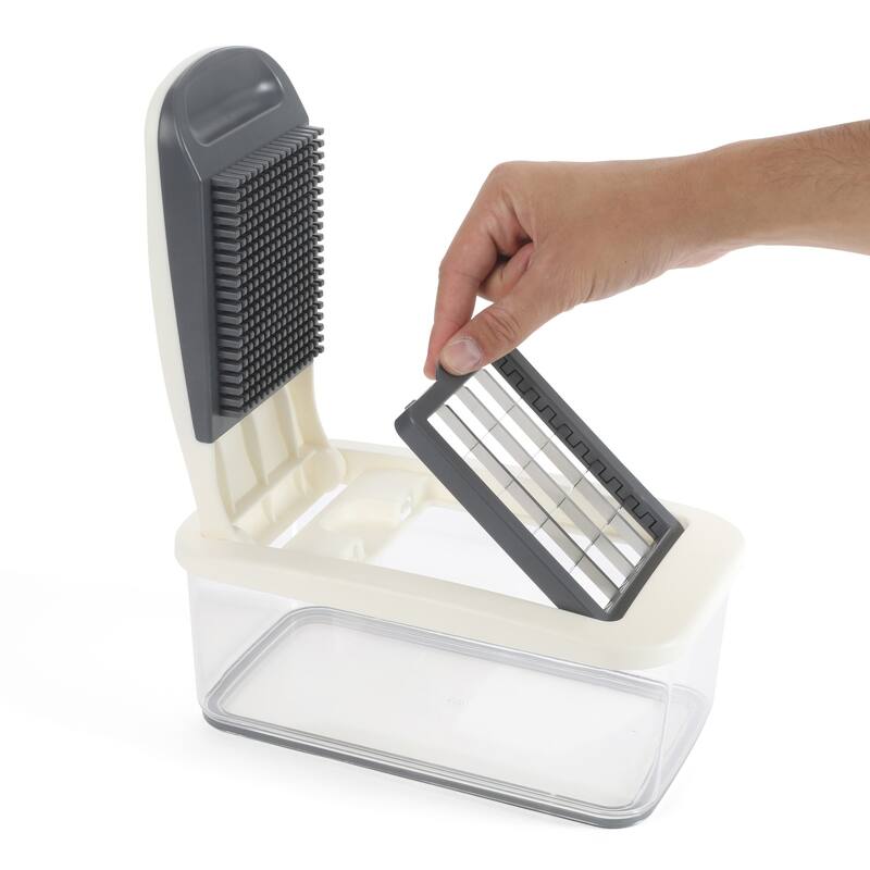 Calphalon Aero 8 in 1 & 5 in 1 Vegatebale Chopper and Dicer, Food Chopper with Container