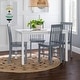 preview thumbnail 6 of 19, Middlebrook Designs Pompton 5-Piece Dining Set Grey