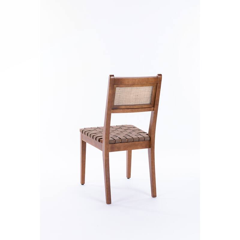 2PCS Rattan Dining Side Chairs