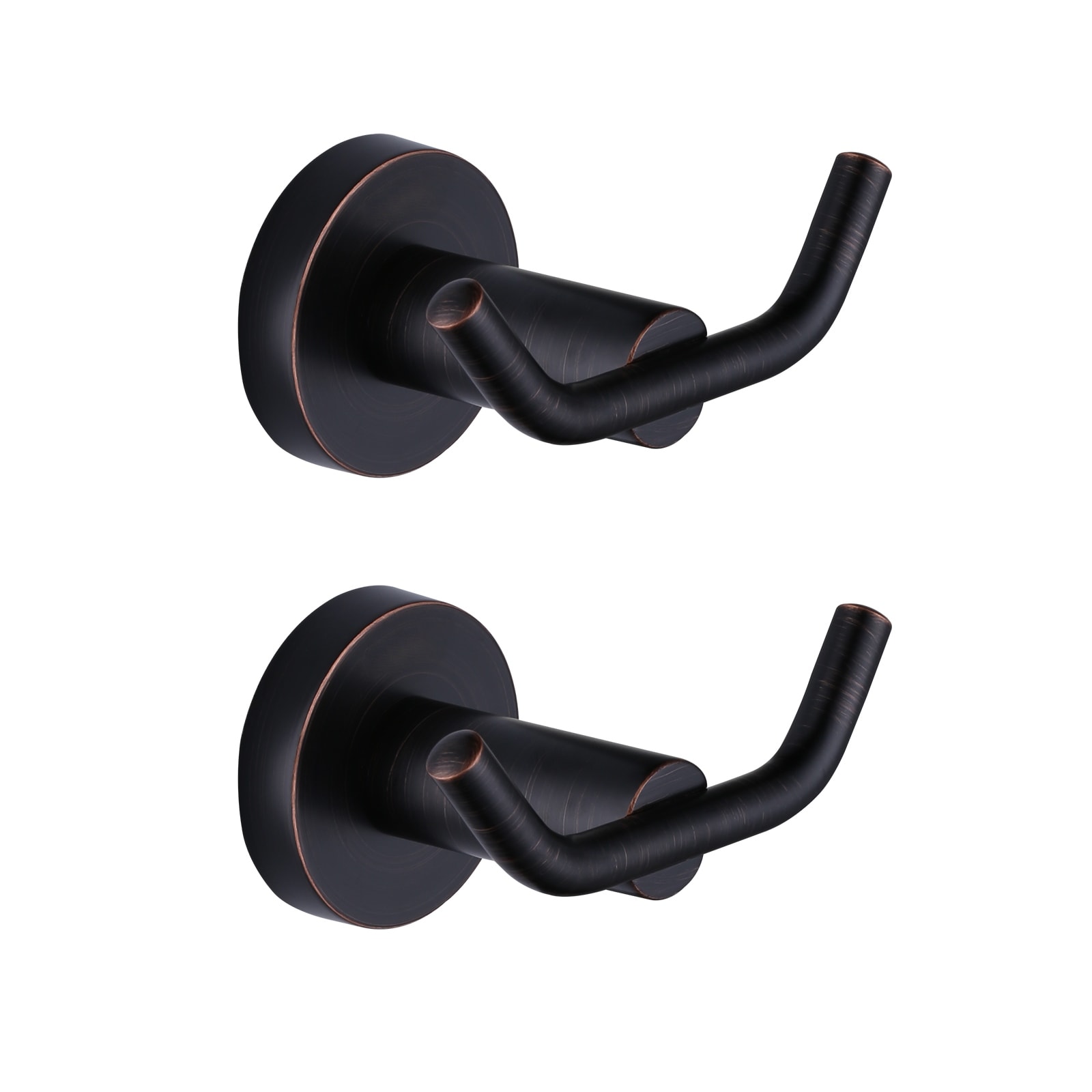 WOWOW Knob-Hook Double Robe/Towel Hook 2-Pieces