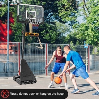 Basketball Hoop Rebound Plate & Wheels Portable Basketball Hoop - Bed ...