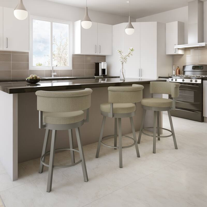 Amisco Rosco Swivel Counter Stool
