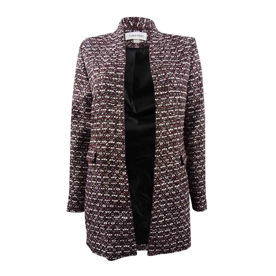 ladies plus size tweed jacket