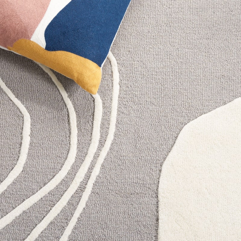 SAFAVIEH Handmade Rodeo Drive Vutka Mid-Century Modern Wool Rug