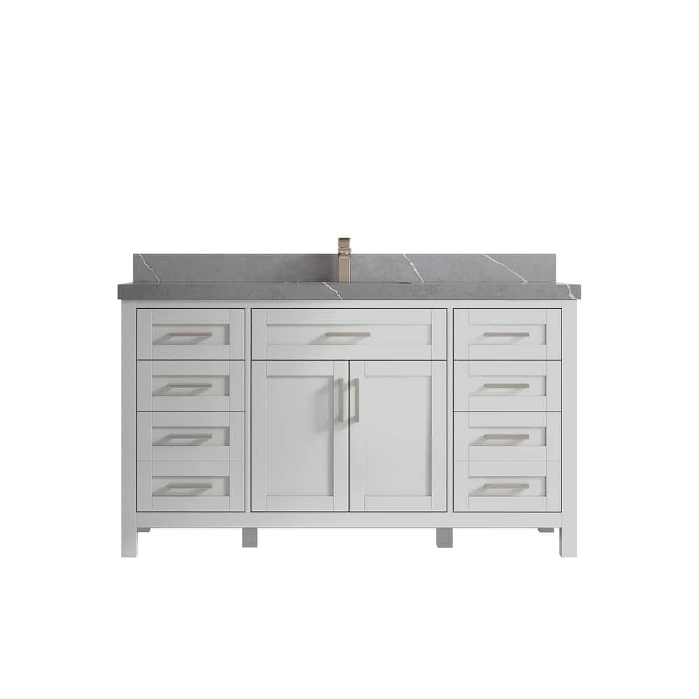Willow Collections 60 in. W x 22 in. D Cambridge Single Sink Bathroom Vanity with Countertop