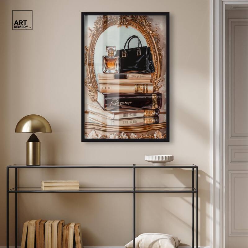 Elegant Glam by the Mirror Shadowbox by Art Remedy