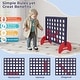 preview thumbnail 6 of 18, Costway 4-in-a-row Game Set with 42 PCS Chips & 600D Oxford Fabric - See Details