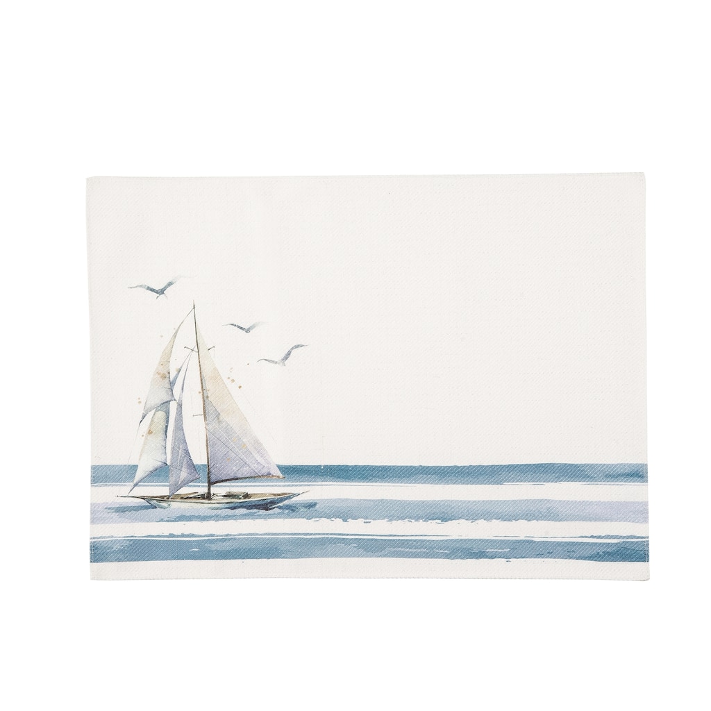 Let Your Dreams Set Sail Embroidered Placemat Set of 6 - Set of 6