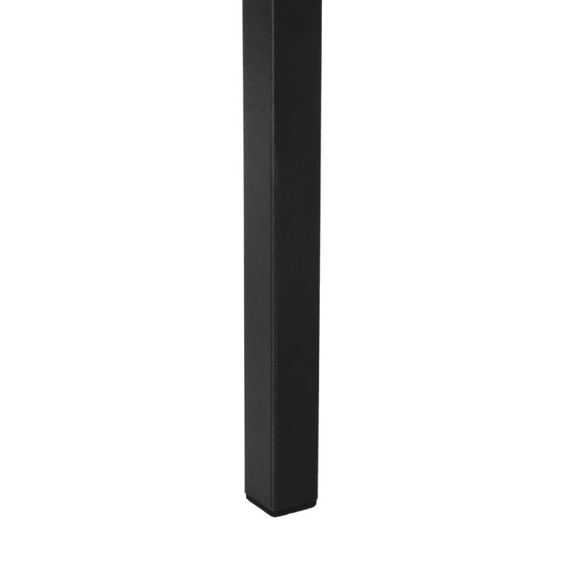 Contemporary 48-Inch TV Stand with Storage Drawer and Cable Management, Grey Laminate, Black Metal Frame