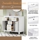 preview thumbnail 24 of 32, MDF Freestanding Bathroom Vanity Set with Integrated Ceramic Sink - 36'' x 18.3'' x 34.02''
