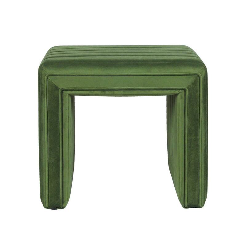 HomePop Modern Channel Ottoman