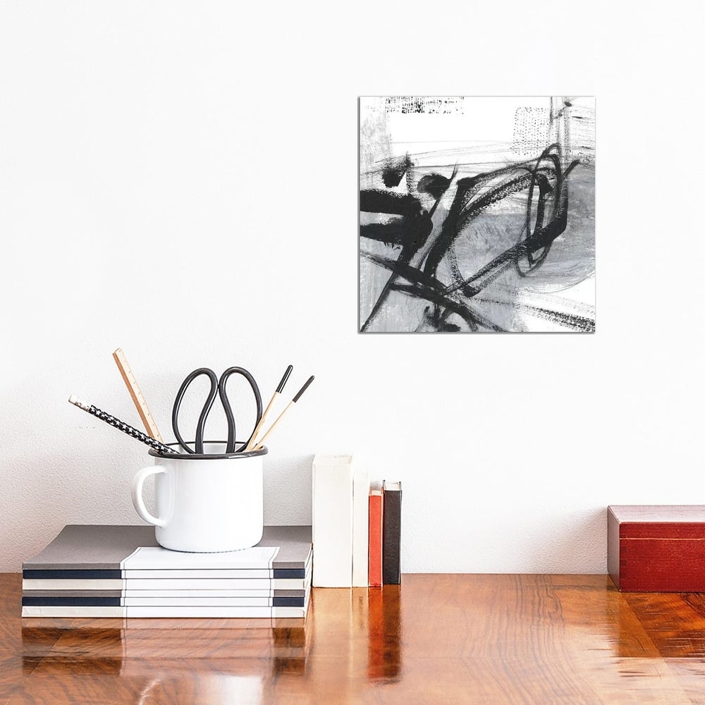 iCanvas "Scribble Script I" by Ethan Harper Canvas Print