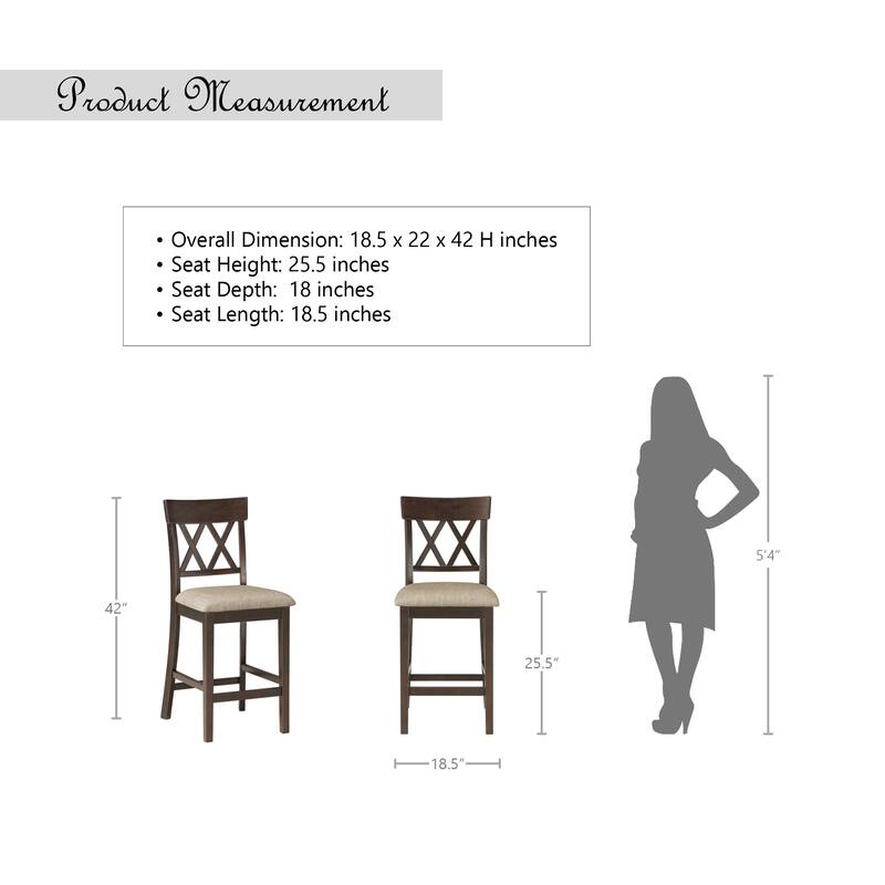 Artena Counter Height Chair (Set of 2)