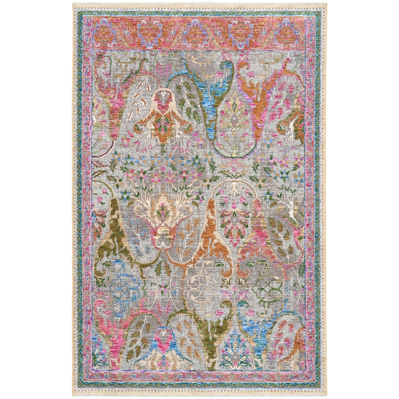 Nourison Quaint Harmony Indoor only Pink Floral Area Rug