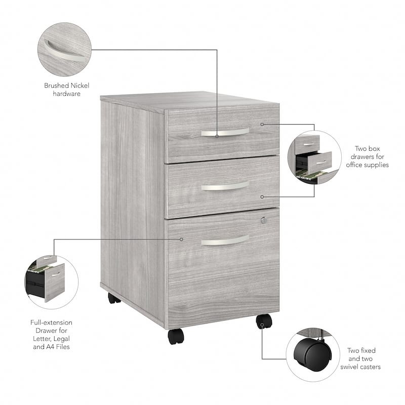 Studio A 60W Computer Desk with Drawers by Bush Business Furniture