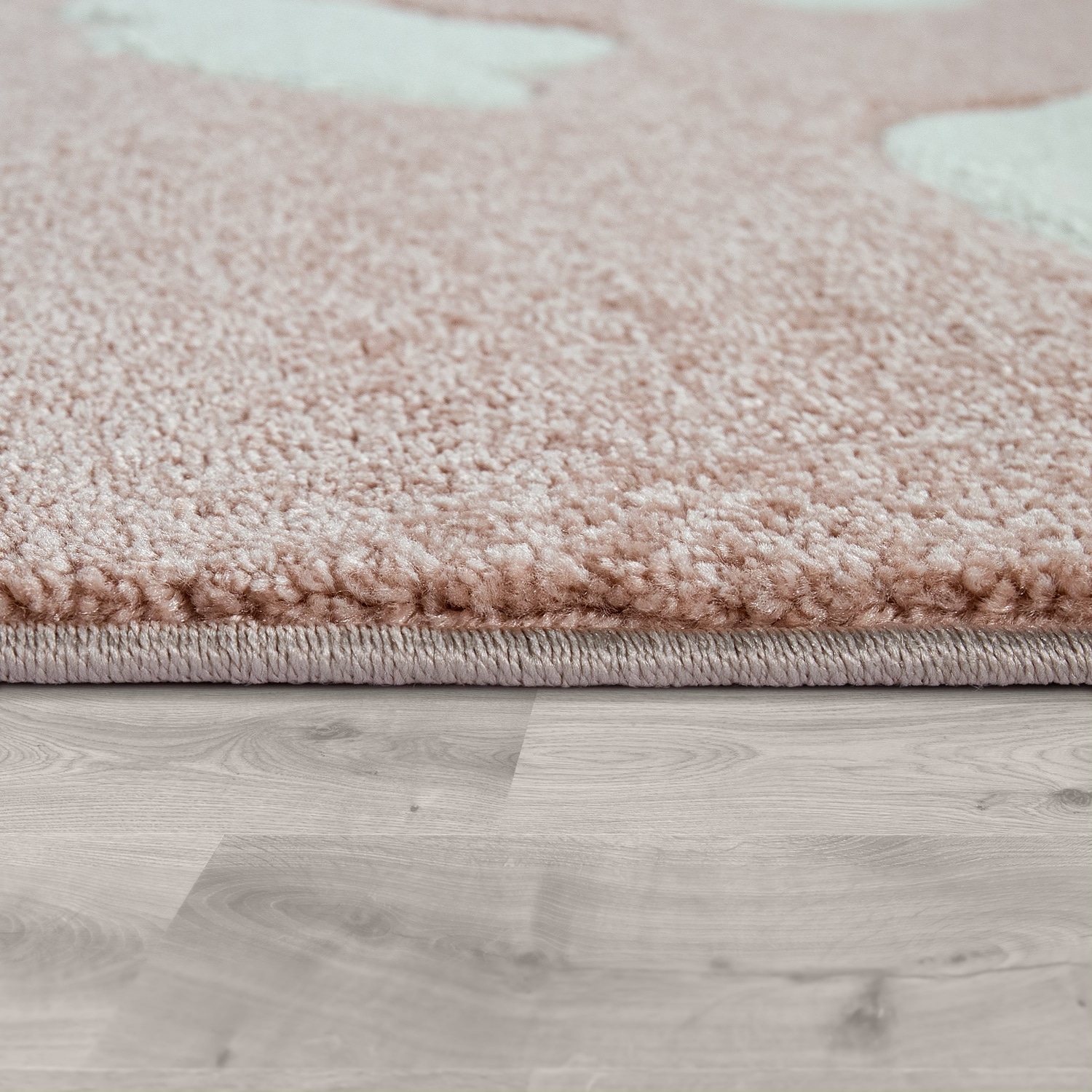 как выглядит Kids Rug with Clouds in Pastel Colors for Childrens Room or фото