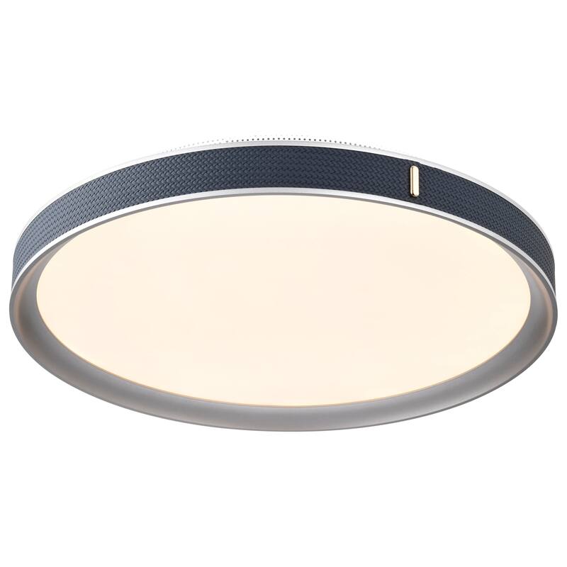Bandon - 20 Inch LED Flush Mount - Gray with Blue Wrap - Acrylic Lens