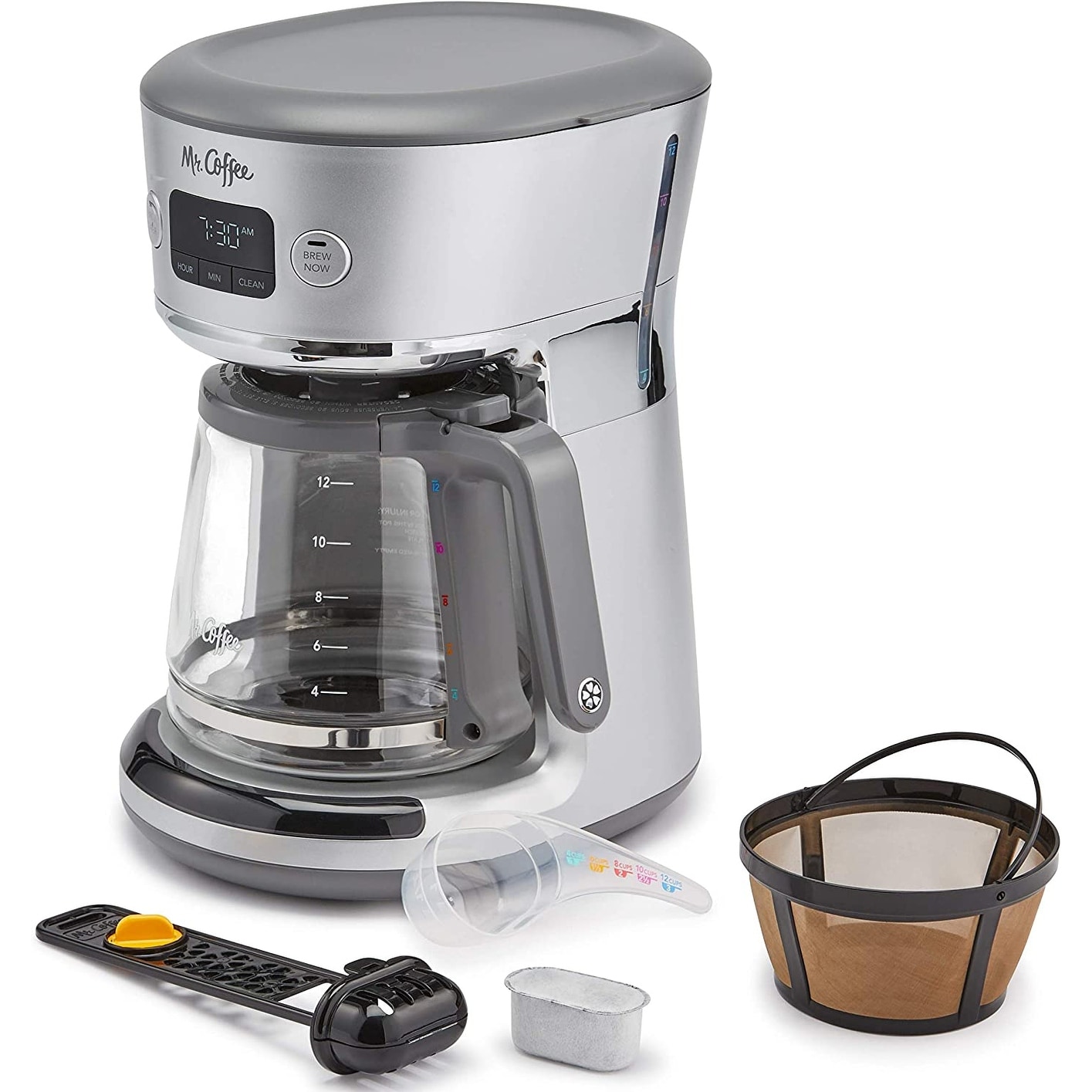 Easy Measure 12 Cup Programmable Maker with Gold Tone Reusable Filter - Bed  Bath & Beyond - 37527257