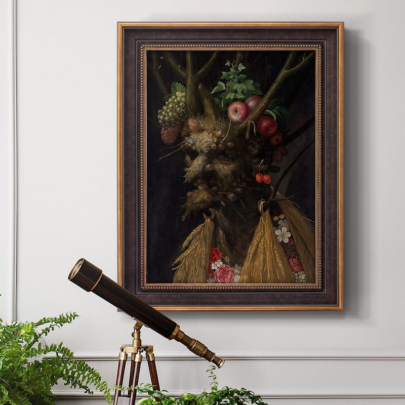 Four Seasons in One Head Premium Framed Canvas- Ready to Hang