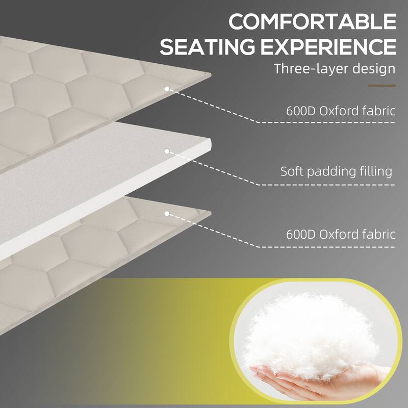 Set of 2 Outdoor Folding Chaise Lounge Chair with 5-Position Recline, Headrest and Side Pocket for Beach Patio or Camping