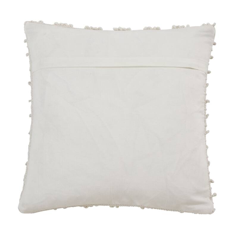 Nubby Design Down Filled Throw Pillow