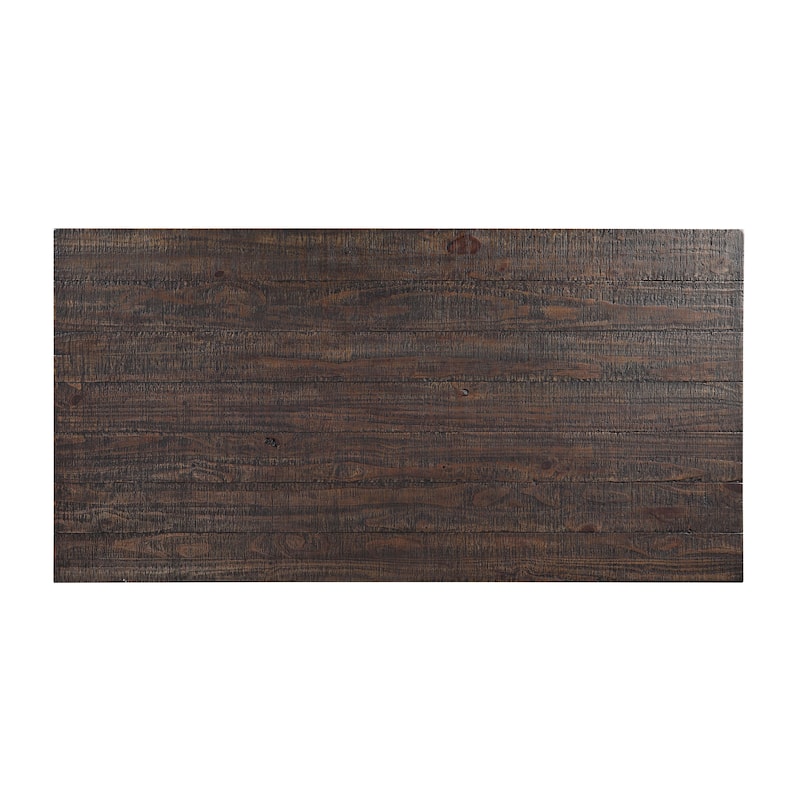 Furniture of America Badri Rustic 76-inch Solid Wood Dining Table