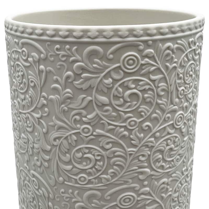 12 Inch Tall Modern Ceramic Flower Vase