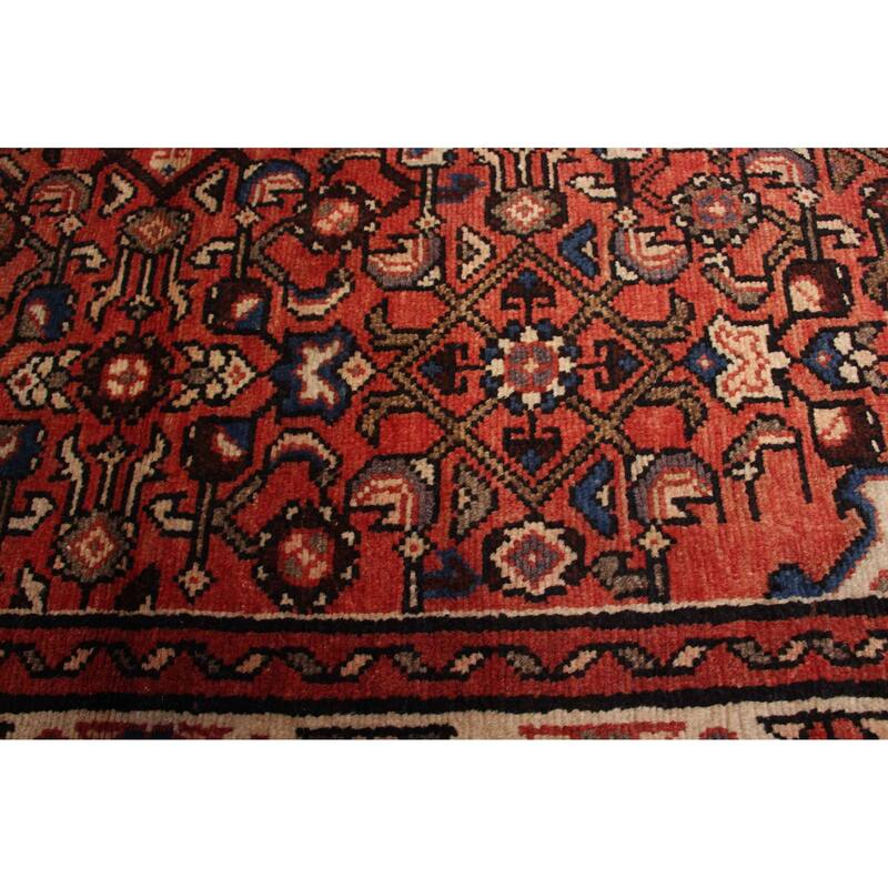 ECARPETGALLERY Hand-knotted Andelz Light Red Wool Rug - 3'8 x 11'1