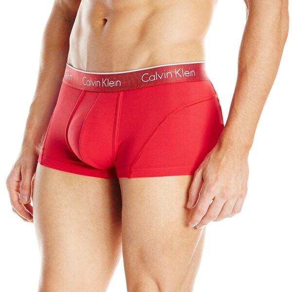 Calvin Klein Red Low Rise Trunks Mens 