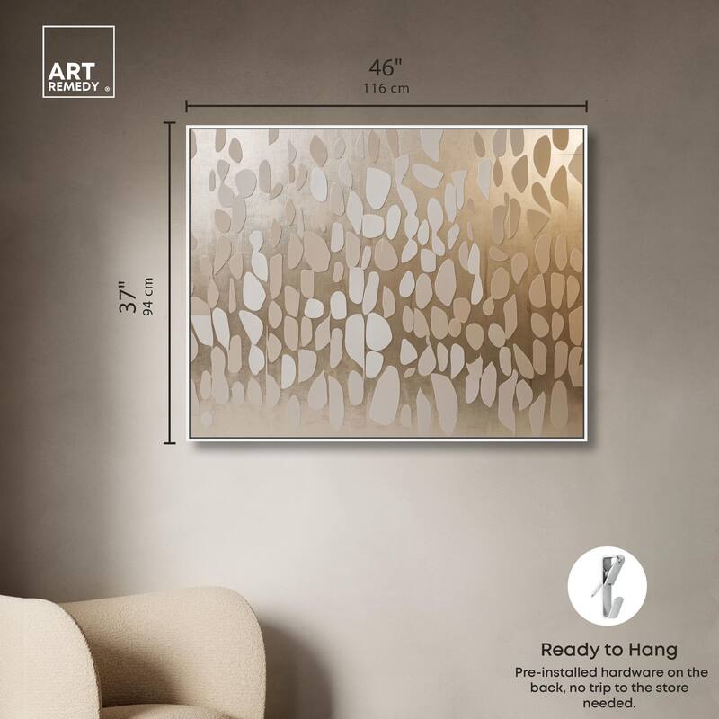 Glimmering Cascade Canvas by Art Remedy