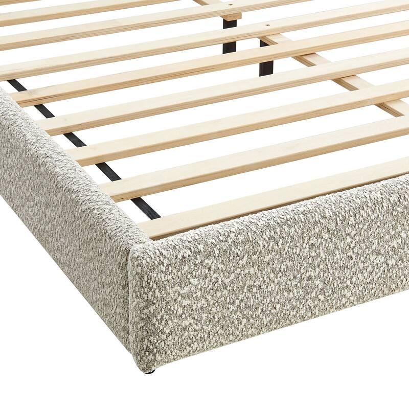 Seluna Boucle Queen Platform Bed