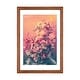 preview thumbnail 7 of 18, iCanvas "Floral Space II" by Riza Peker Walnut - 24x16x1