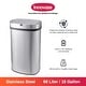 preview thumbnail 9 of 12, Innovaze 18 Gallon Stainless Steel Motion Sensor Trash Can for Kitchen