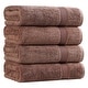 preview thumbnail 87 of 105, Superior Heritage Egyptian Cotton Absorbent Bath Towel Set of 4