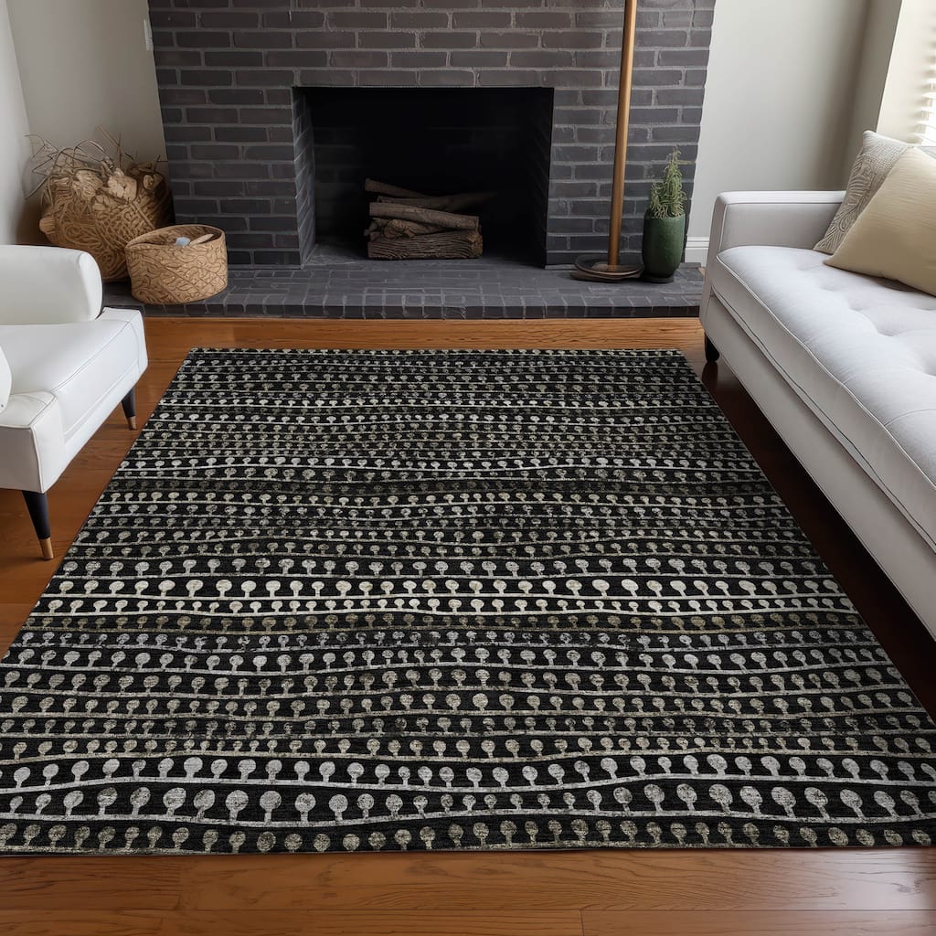 Premium Washable Super Soft Modern Artistry Mayfield Rug