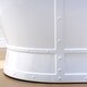 preview thumbnail 6 of 15, 66'' W,69 GALLONS Freestanding Acrylic Soaking Bathtub With Drain And Overflow Holes