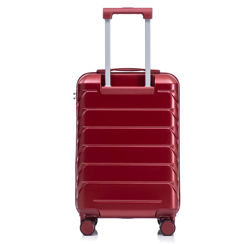 20 Inch ABS Hard Shell Travel Checked Luggage, Scratch Resistant Surface Four Multi-Directional Wheels, With Combination Lock