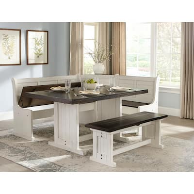 Sunny Designs Wood Breakfast Nook Dining Set